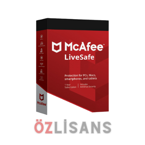 McAfee LiveSafe (1 Yıllık)